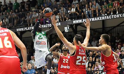 Βαθμολογία Stoiximan GBL: Aήττητοι Ολυμπιακός, ΑΕΚ, Παναθηναϊκός και Προμηθέας