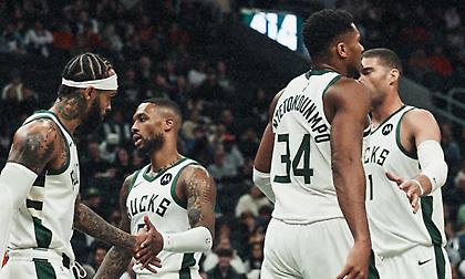 Πρώτη φιλική νίκη για Μπακς με «καυτό» Αντετοκούνμπο-Επεισόδιο με Γκίντι