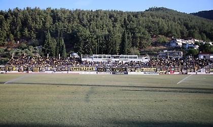 Με κόσμο η ΑΕΚ στις Σέρρες για τον αγώνα με τον Πανσερραϊκό