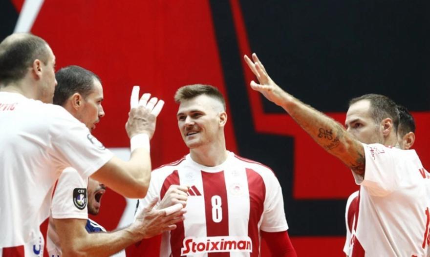 Μπρασόβ-Ολυμπιακός 0-3 σετ: Αγκάλιασε την πρόκριση