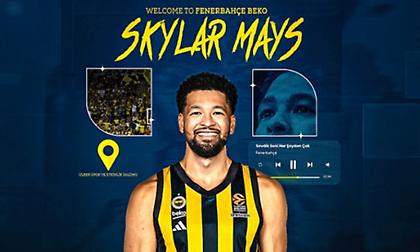 Και επίσημα στη Φενέρμπαχτσε ο Σκάιλαρ Μέις