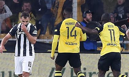 «Παλικαρίσιο» γκολ του Πιερό για την ισοφάριση της ΑΕΚ στο ντέρμπι με τον ΠΑΟΚ!