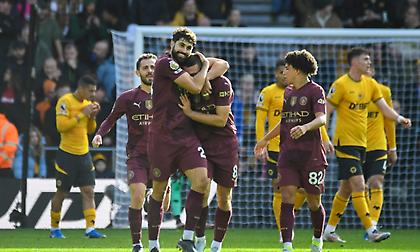 Οι στόπερ της Σίτι ηγήθηκαν για την «απόδραση» από την έδρα της Γουλβς στο 95' με ανατροπή!