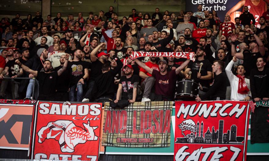 Ολυμπιακός: Περίπου 2.500 φίλοι των «ερυθρόλευκων» στο ματς με την Μπάγερν Μονάχου