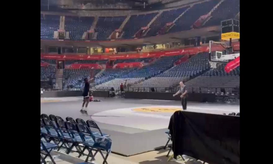 Παρτίζαν: Ο Ντιλικινά έκανε προπόνηση για μια ώρα μετά το airball στο ματς με τη Βίρτους