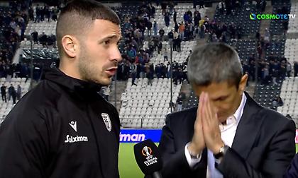 Το ευχαριστώ και η υπόκλιση του Λουτσέσκου στον κόσμο που τον αποθέωσε στην Τούμπα