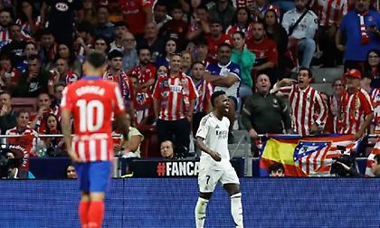 Σύλληψη τεσσάρων οπαδών της Ατλέτικο για υποκίνηση μίσους κατά του Βινίσιους