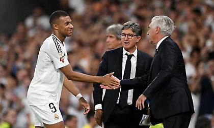 Αντσελότι για Εμπαπέ: «Είμαστε ικανοποιημένοι με όσα κάνει - Σημαντικός για εμάς, ακόμη και αν δεν σκοράρει»