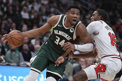 Η «καυτή» εμφάνιση του Γιάννη Αντετοκούνμπο, με 38 πόντους, κόντρα στους Μπουλς