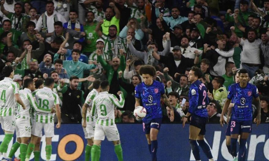 Σταμάτησε την Ατλέτικο και την πλησίασε η Μπέτις Σταμάτησε την Ατλέτικο και την πλησίασε η Μπέτις