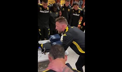 Η «πορωτική» ομιλία του Φαμπιάνο στα αποδυτήρια του Άρη, πριν το ματς με τον Παναθηναϊκό!