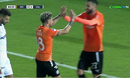 Κλείδωσε νίκη και ανατροπή κόντρα στον Βόλο με δυο γκολάρες από Νους και Σενγκέλια ο ΟΦΗ!