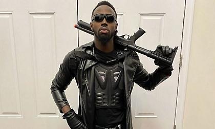 Ντύθηκε Blade για το Χάλογουιν ο Τζέριαν Γκραντ