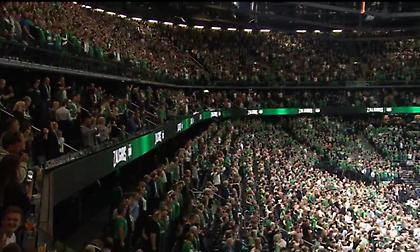 Μαγική ατμόσφαιρα στη «Zalgirio Arena» από τους Λιθουανούς!