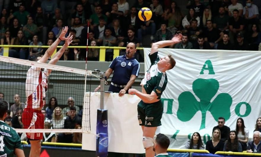 Το ντέρμπι «αιωνίων» για τη 2η αγωνιστική της Volley League: Παναθηναϊκός-Ολυμπιακός 1-3 σετ (ΤΕΛΙΚΟ)