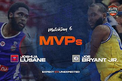 Elite League: MVP της έκτης αγωνιστικής Μπράιαντ και Λουσέιν