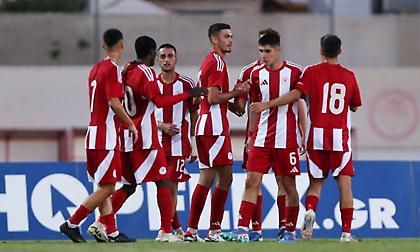 Η ενδεκάδα της ομάδας Νέων του Ολυμπιακού στη ρεβάνς με την Ταλίνα Κάλεβ (0-2)