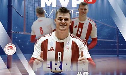 Πολυτιμότερος της δεύτερης αγωνιστικής της Volley League ανδρών ο Πέριν