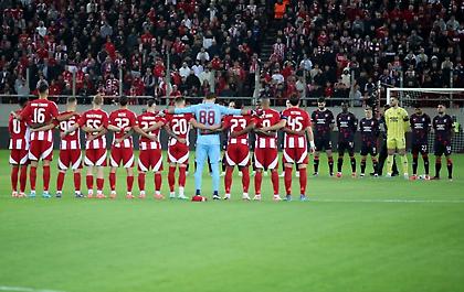 Eνός λεπτού σιγή στο Ολυμπιακός-Ρέιντζερς για τις φονικές πλημμύρες στη Βαλένθια