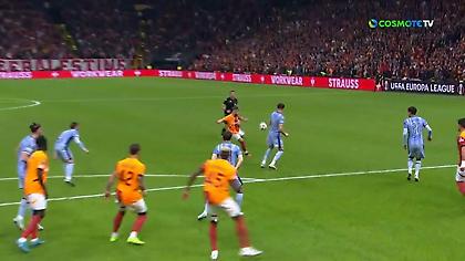 Με τρομερή «κανονιά» του Αγκούν η Γαλατάσαραϊ μπαίνει μπροστά στο σκορ