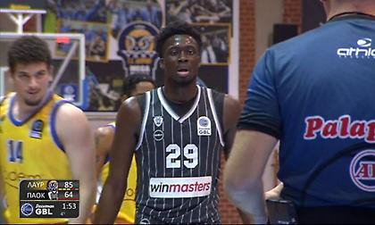 Ο πρώτος πόντος του Άλεξ Αντετοκούνμπο στο ελληνικό πρωτάθλημα στο ντεμπούτο του με τον ΠΑΟΚ