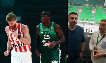 «Πατά πια γερά στα πόδια του ο Ολυμπιακός - Να κοιτάξει την άμυνα ο Παναθηναϊκός»: Το σχόλιο Ρομπόλη-Πετρίδη από το ΟΑΚΑ