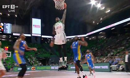 Εντυπωσιακή «πτήση» και βροντερό κάρφωμα από τον Ναν!