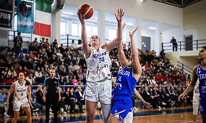 Επιβλήθηκε της Ιταλίας με ασταμάτητη Φασούλα η Εθνική μπάσκετ Γυναικών!