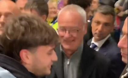 «Υποδοχή που του αρμόζει»: Ο Ρανιέρι πάτησε στη Ρώμη και έγινε… χαμός