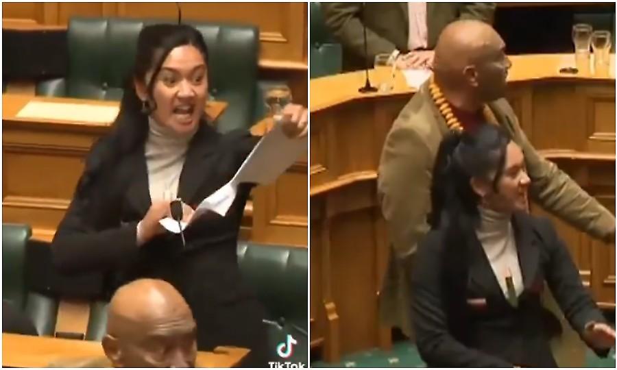 Απίθανες σκηνές στη βουλή της Νέας Ζηλανδίας: Σκίσιμο νομοσχεδίου και... χάκα από Μαορί βουλευτές!