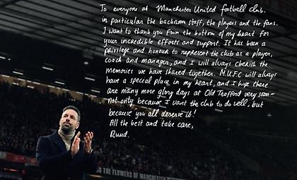 Το συγκινητικό αντίο του Φαν Νίστελροϊ στη Μάντσεστερ Γιουνάιτεντ: «Θα έρθουν σύντομα glory days»