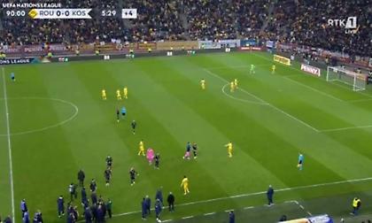 Διακοπή στο Ρουμανία-Κόσοβο λόγω συνθημάτων των γηπεδούχων οπαδών για τη Σερβία!