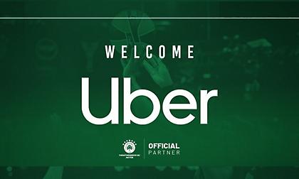 Η ΚΑΕ Παναθηναϊκός AKTOR ανακοίνωσε την έναρξη της συνεργασίας της με την Uber