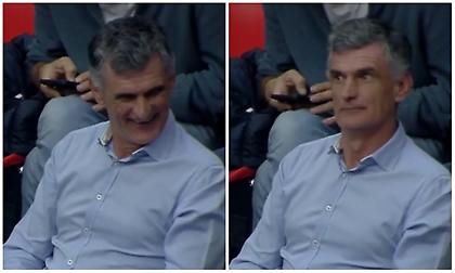 Απίθανη αντίδραση από Μεντιλίμπαρ όταν ο κόσμος του Ολυμπιακού άρχισε να τραγουδά το όνομά του!