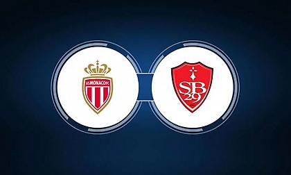 Live TV: Μονακό-Μπρεστ 2-1