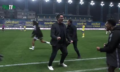 Το ξέσπασμα του Βιτόρια στο γκολ του Αράο και οι πανηγυρισμοί: Η παρακάμερα από τη νίκη του Παναθηναϊκού στο Αγρίνιο