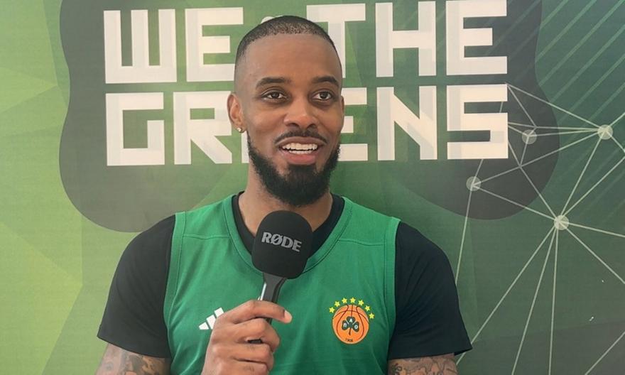 Μπράουν: «Φοβερές οι έως τώρα εντυπώσεις μου από τον Παναθηναϊκό AKTOR»