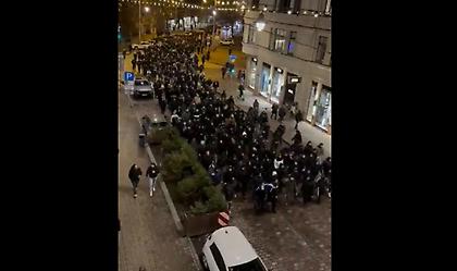 Η Ρίγας ανέβασε στα social media την πορεία των οπαδών του ΠΑΟΚ για το γήπεδο