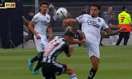 Δολοφονικό μαρκάρισμα και κόκκινη κάρτα στα πρώτα 30'' του τελικού του Κόπα Λιμπερτδόρες!