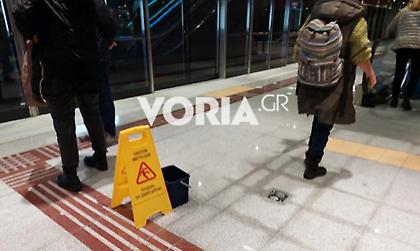 Έσταζαν οι οροφές: Προβλήματα από την κακοκαιρία σε τρεις σταθμούς του μετρό στη Θεσσαλονίκη