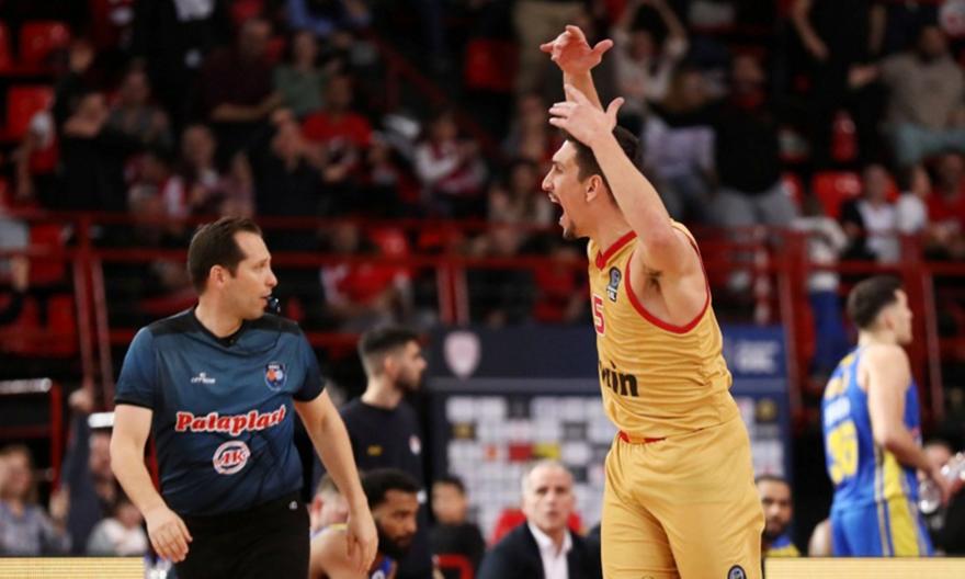 Τα highlights από την οριακή νίκη του Ολυμπιακού κόντρα στο Περιστέρι