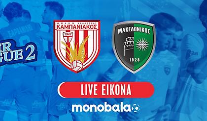 Live εικόνα: Καμπανιακός-Μακεδονικός