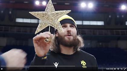 Σε… χριστουγεννιάτικη διάθεση η ΚΑΕ ΑΕΚ - Στόλισε το δέντρο της στο κλειστό στα Λιόσια