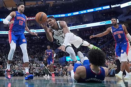 Η ουσιαστική εμφάνιση του Γιάννη κόντρα στους Πίστονς