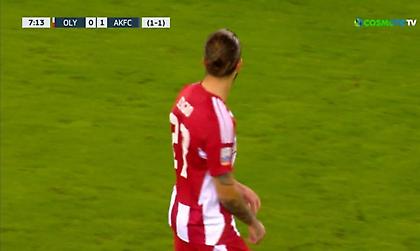 «Άγγιξε» το γκολ ο Ολυμπιακός με τον Ολιβέιρα!