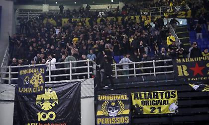 Η ΑΕΚ Betsson δεν ζήτησε και δεν θα διαθέσει εισιτήρια για το ματς στο Περιστέρι