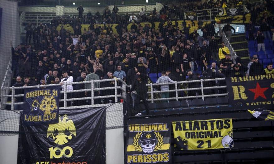 Η ΑΕΚ Betsson δεν ζήτησε και δεν θα διαθέσει εισιτήρια για το ματς στο Περιστέρι