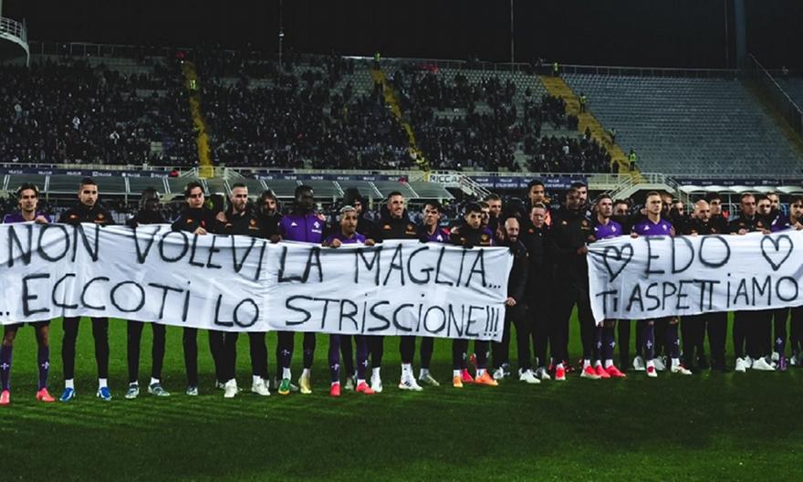 Η υπέροχη κίνηση των παικτών των Φιορεντίνα για Μπόβε: «Δεν ήθελες μπλουζάκι, σε περιμένουμε όλοι»! Η υπέροχη κίνηση των παικτών των Φιορεντίνα για Μπόβε: «Δεν ήθελες μπλουζάκι, σε περιμένουμε όλοι»!