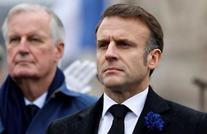 Διάγγελμα Μακρόν απόψε, μία ημέρα μετά την πτώση της κυβέρνησης Μπαρνιέ