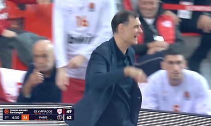 Τα έβαζε από παντού στο 3ο δεκάλεπτο η Παρί - Έξαλλος ο Μπαρτζώκας!